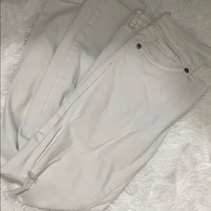 white denim jean